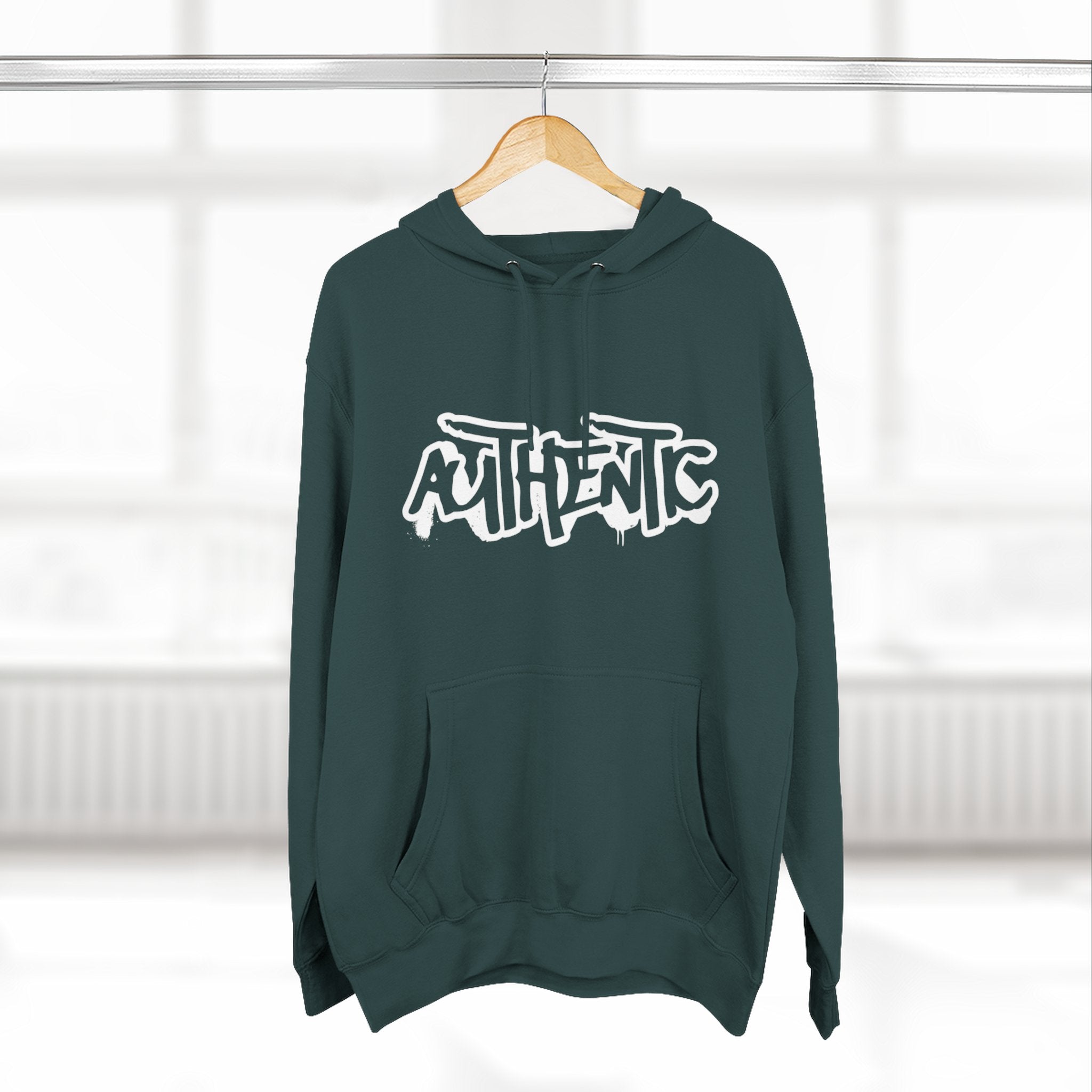 Urban Style Fleece Hoodie - AUTHENTIC Design