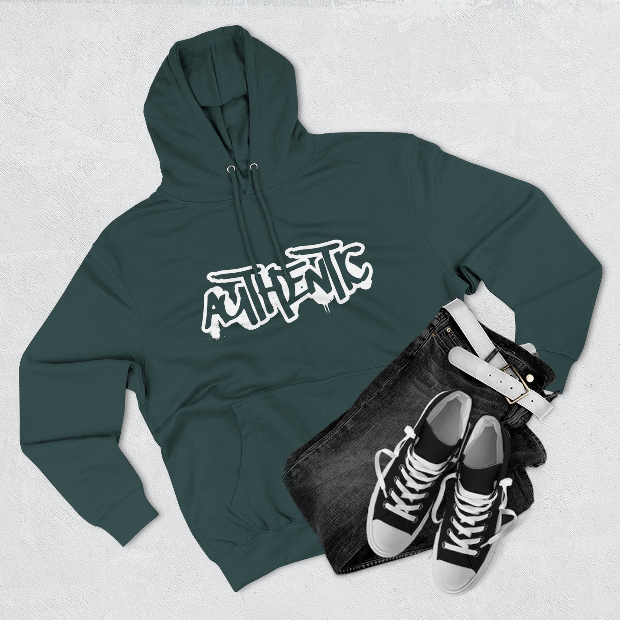 Urban Style Fleece Hoodie - AUTHENTIC Design
