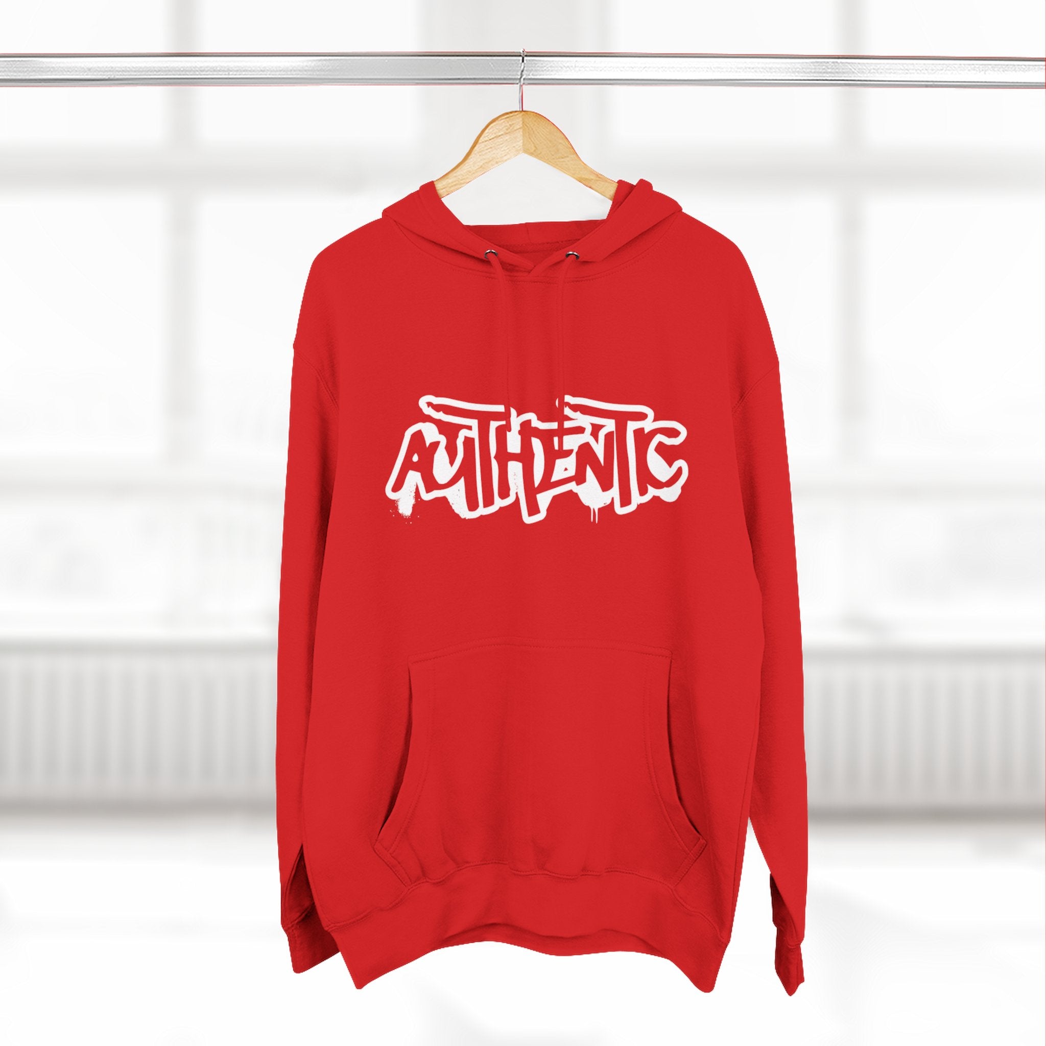 Urban Style Fleece Hoodie - AUTHENTIC Design