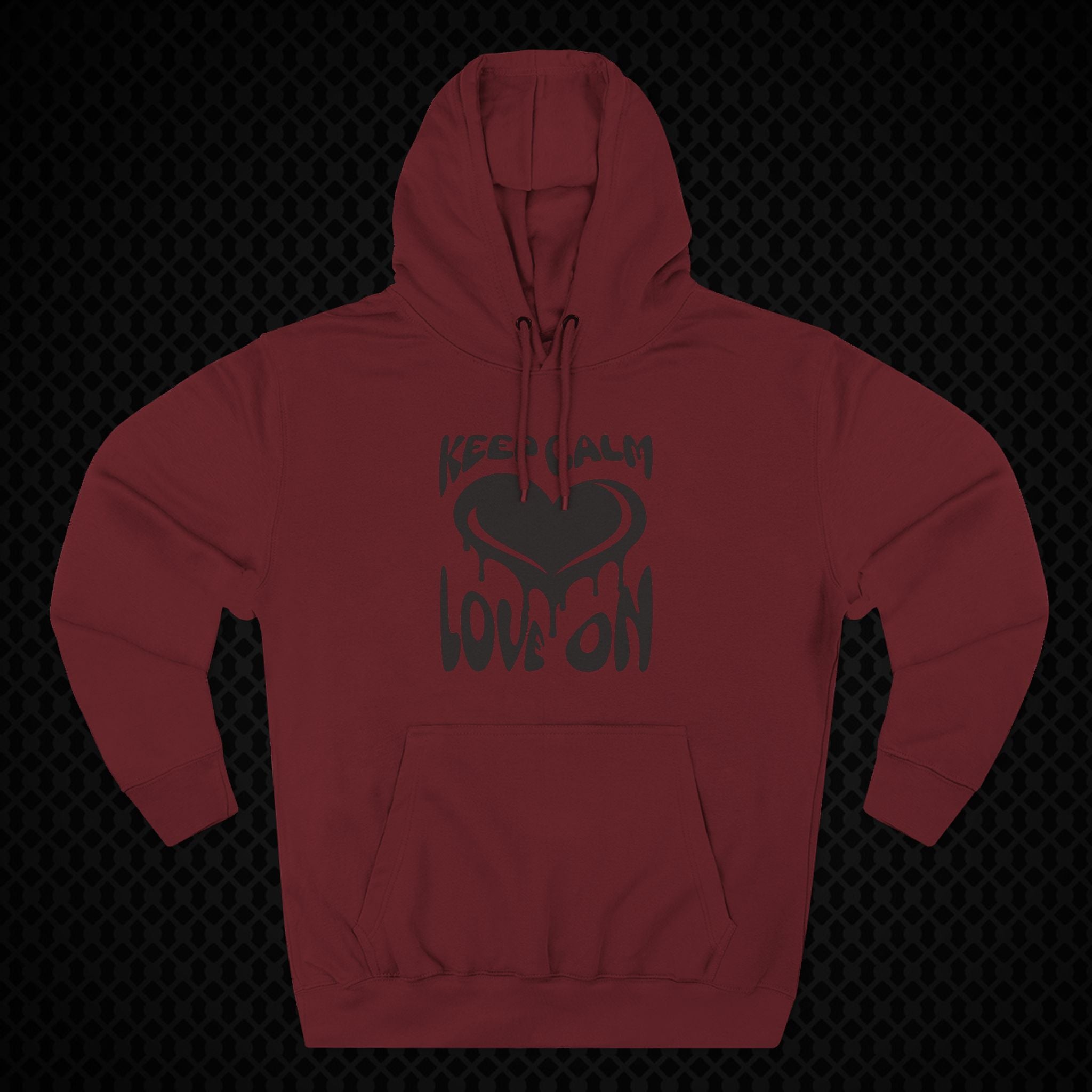 Keep Calm Love On Fleece Hoodie
