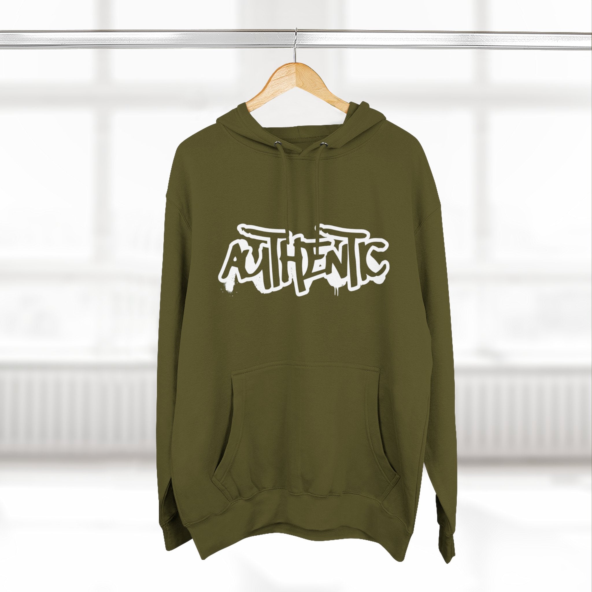 Urban Style Fleece Hoodie - AUTHENTIC Design