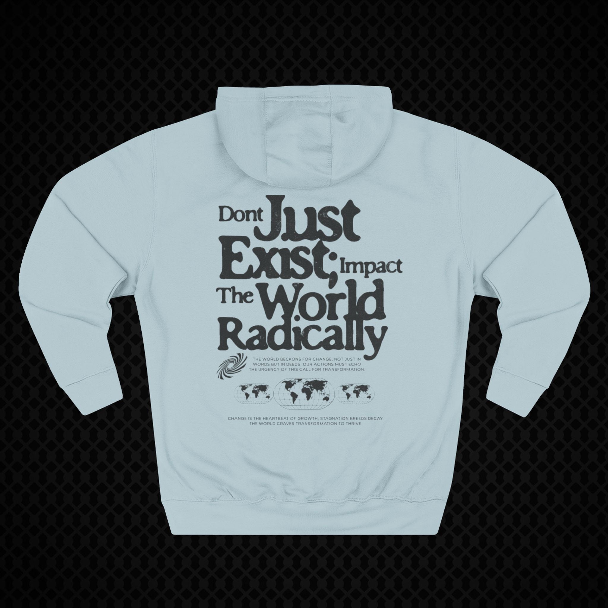 Radical Impact Fleece Hoodie - Motivational Quote Hoodie