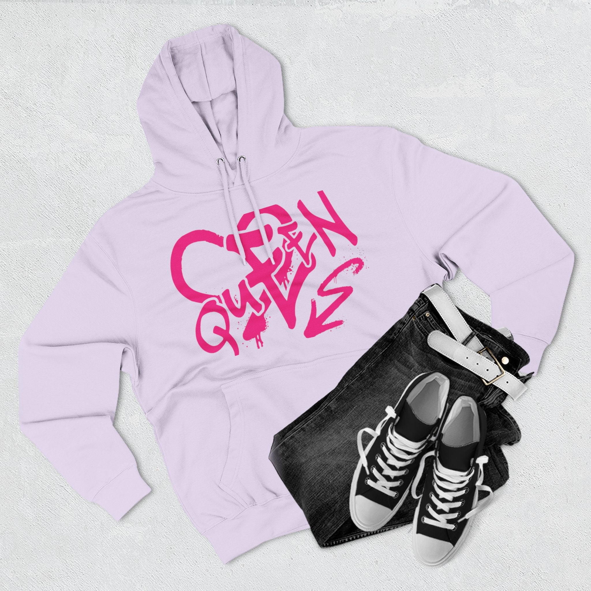 Graffiti Queen Fleece Hoodie