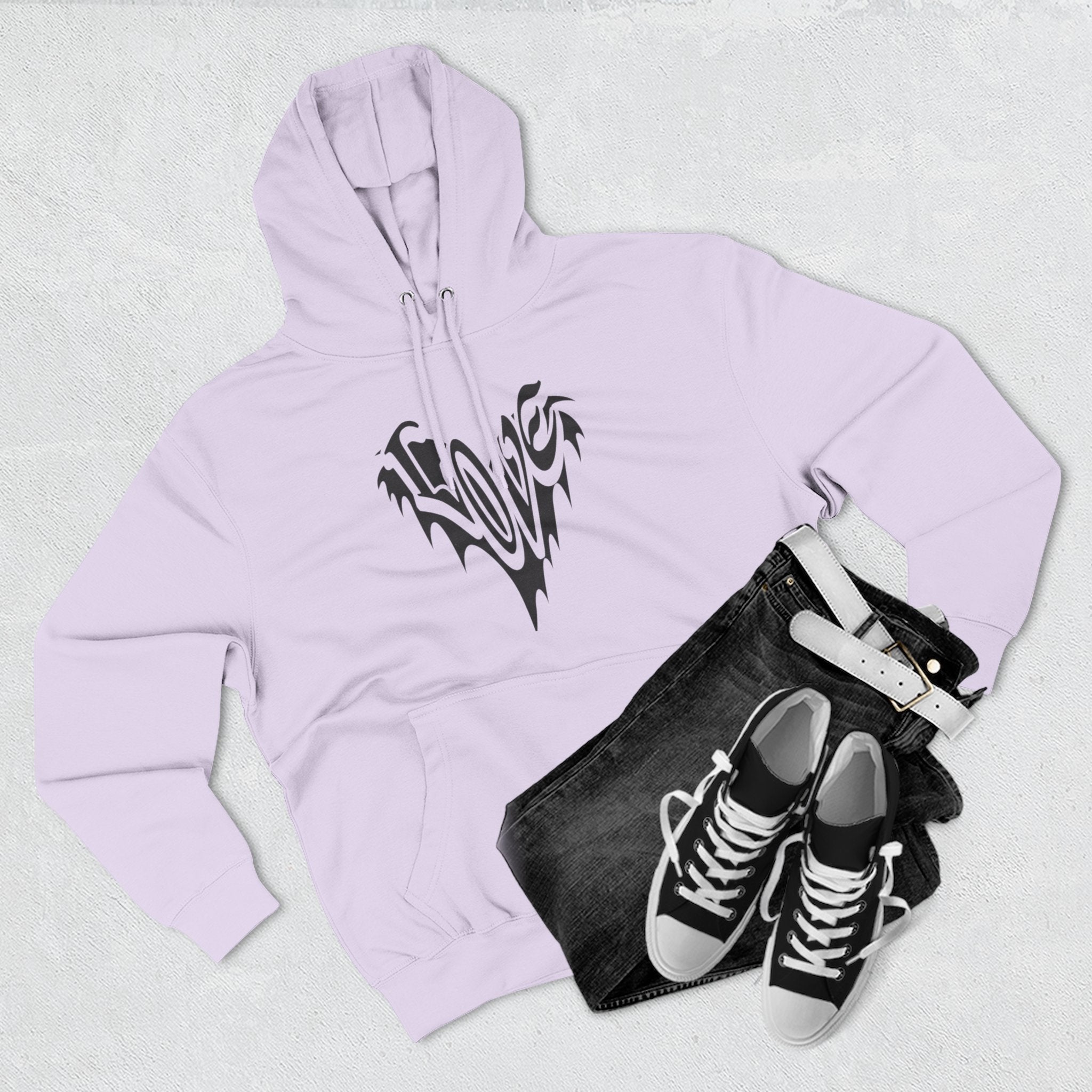 Love Graphic Fleece Hoodie