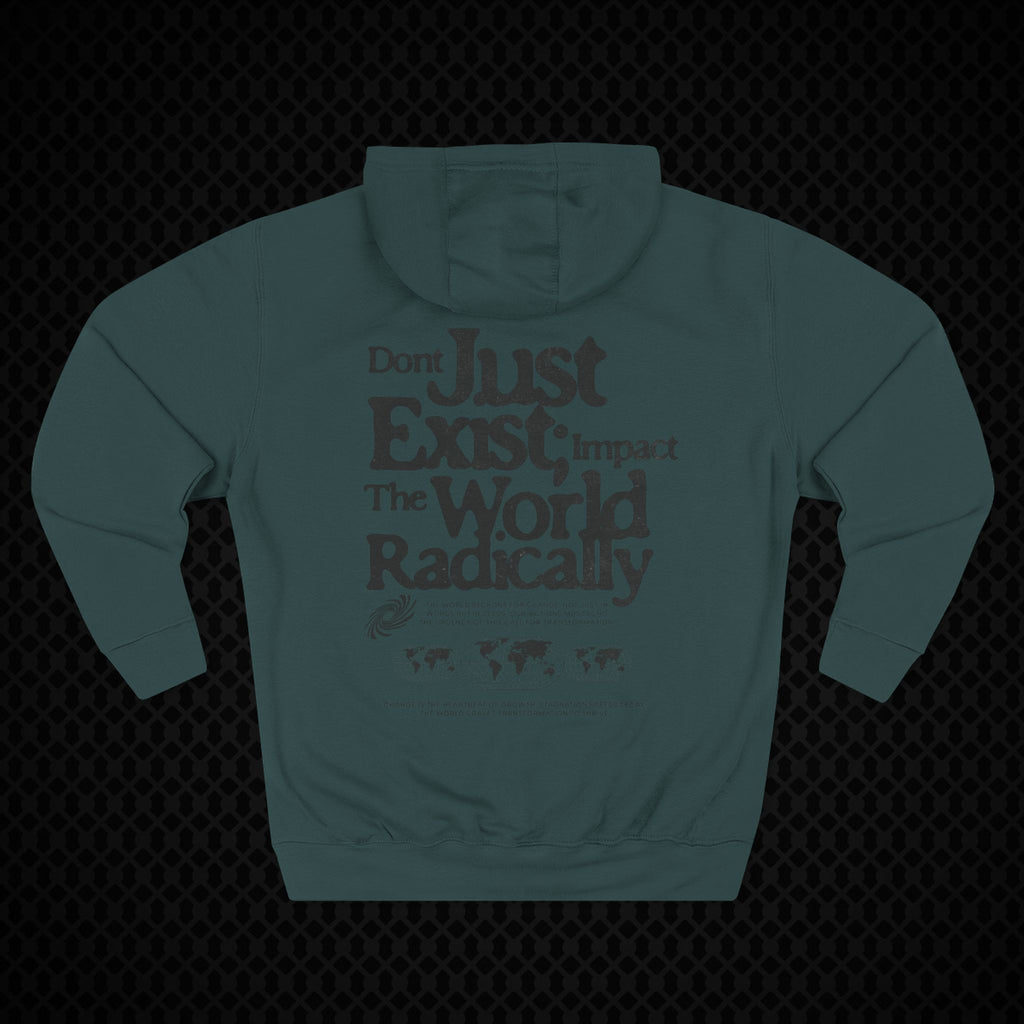 Radical Impact Fleece Hoodie - Motivational Quote Hoodie