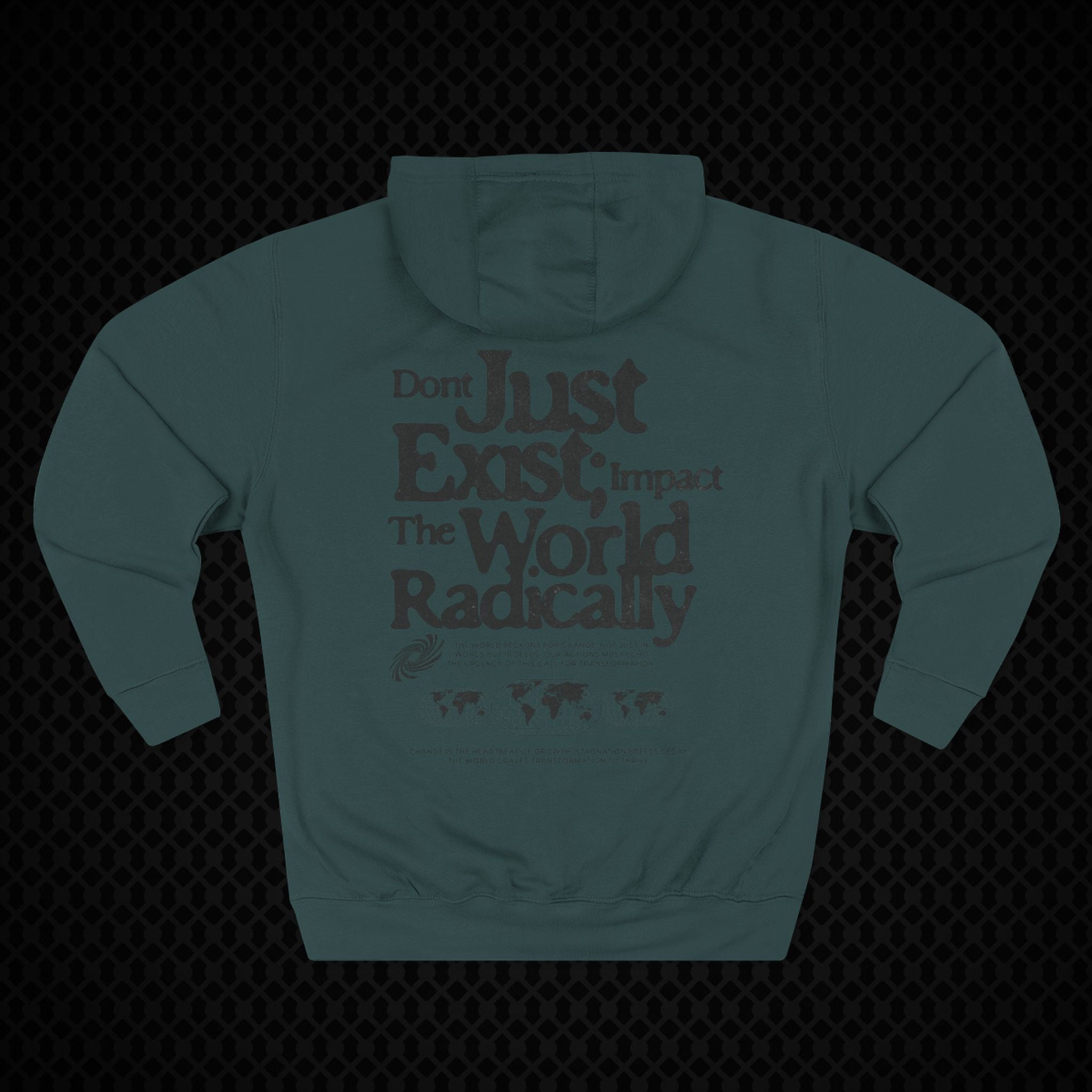 Radical Impact Fleece Hoodie - Motivational Quote Hoodie