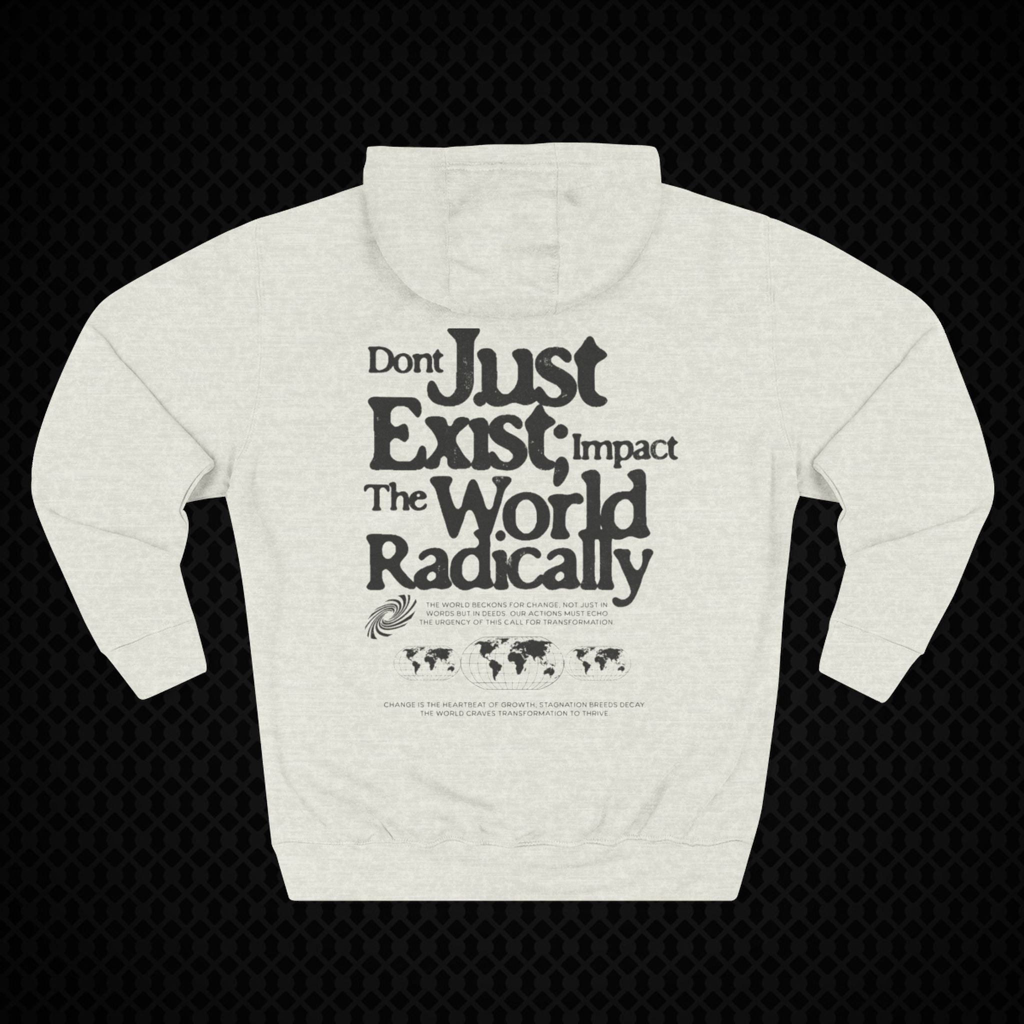 Radical Impact Fleece Hoodie - Motivational Quote Hoodie