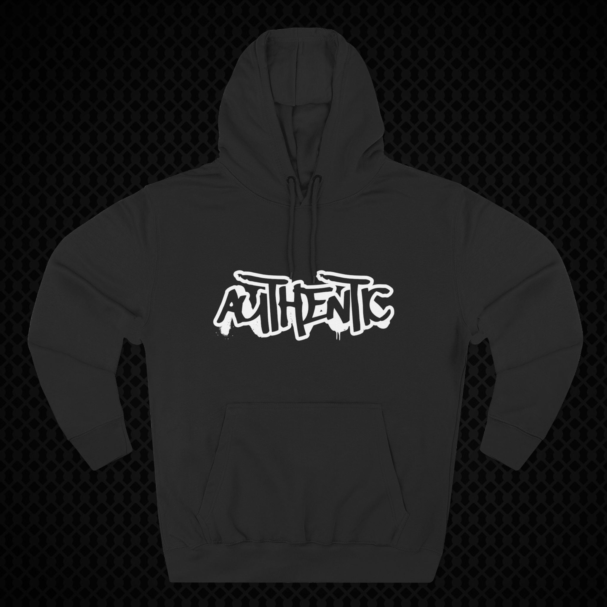 Urban Style Fleece Hoodie - AUTHENTIC Design