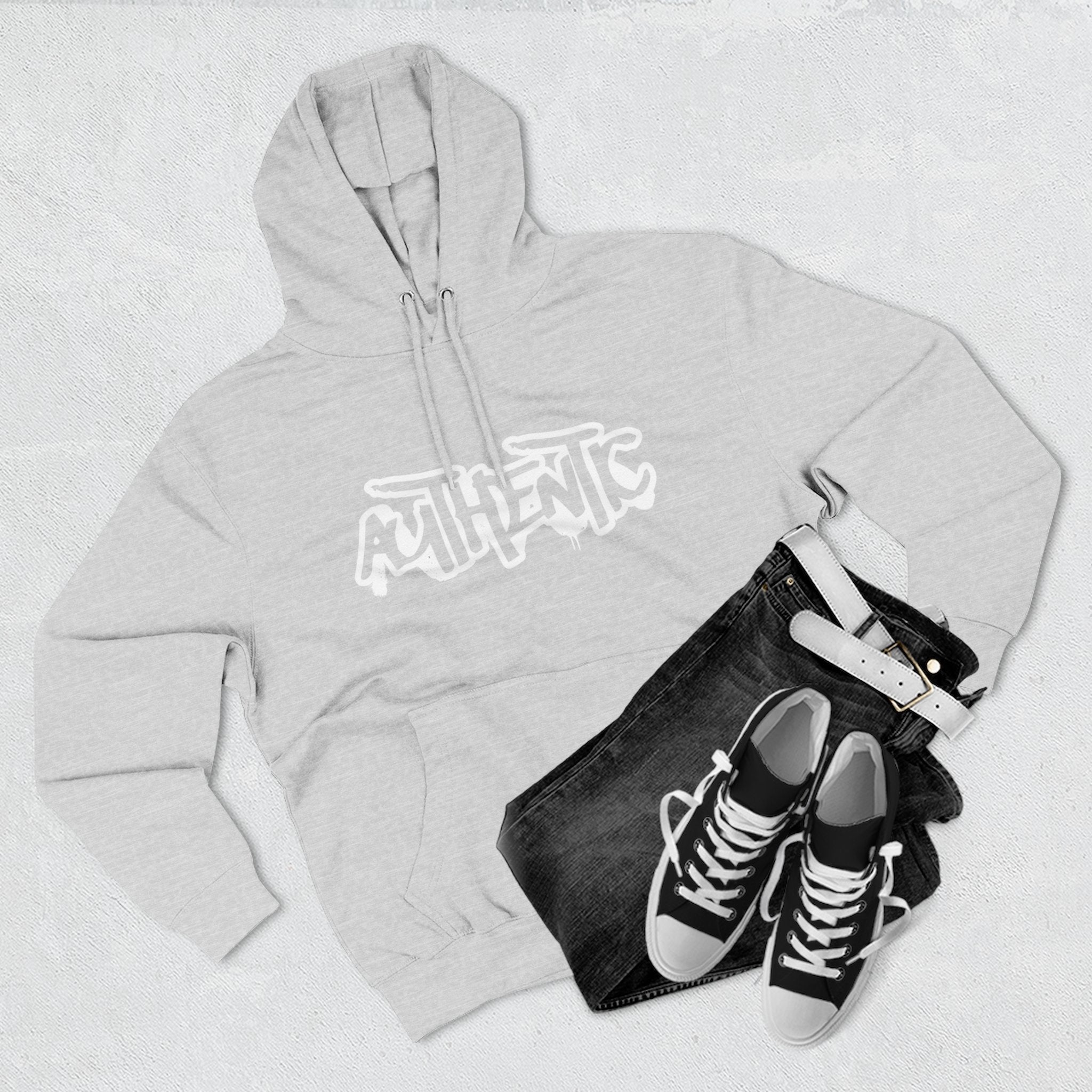 Urban Style Fleece Hoodie - AUTHENTIC Design