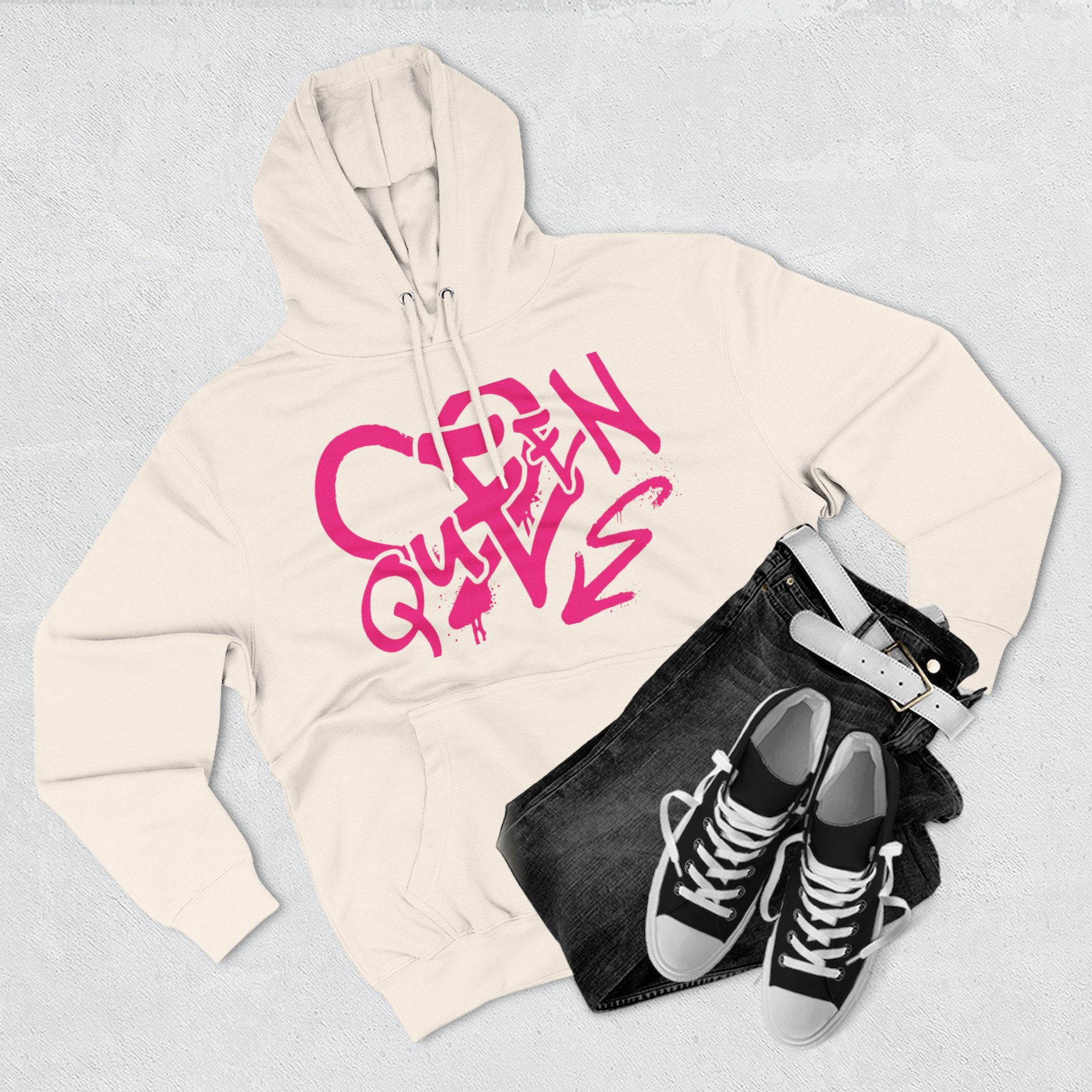 Graffiti Queen Fleece Hoodie