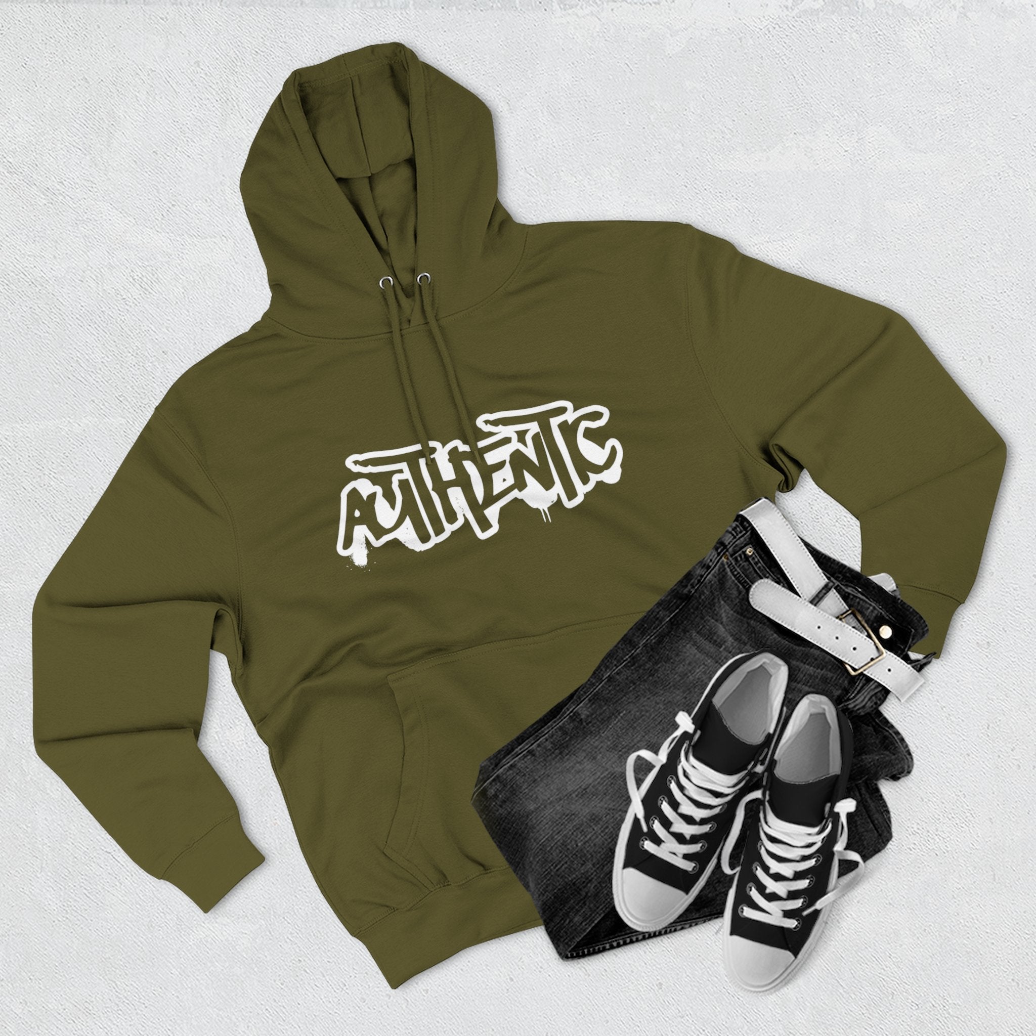 Urban Style Fleece Hoodie - AUTHENTIC Design