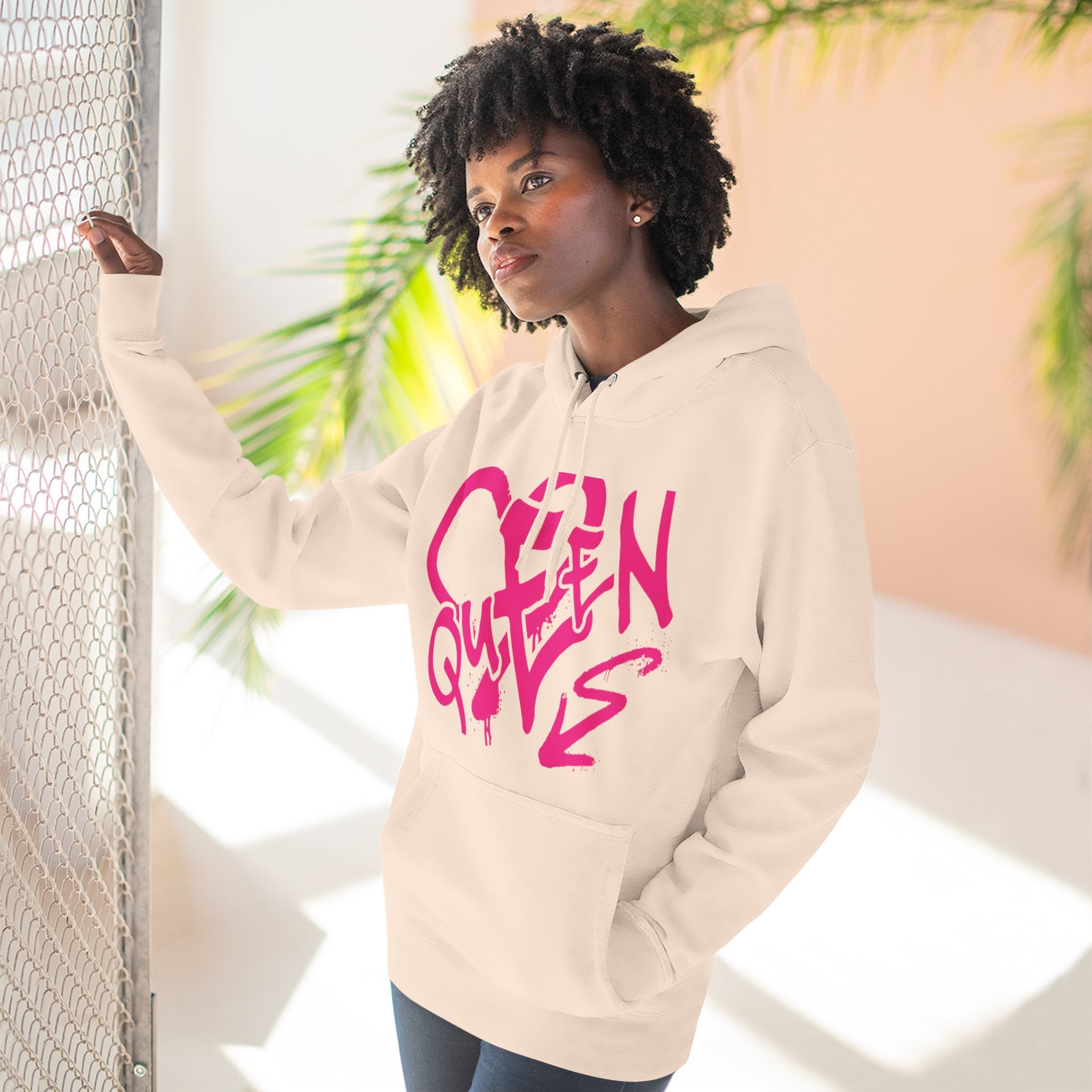 Graffiti Queen Fleece Hoodie