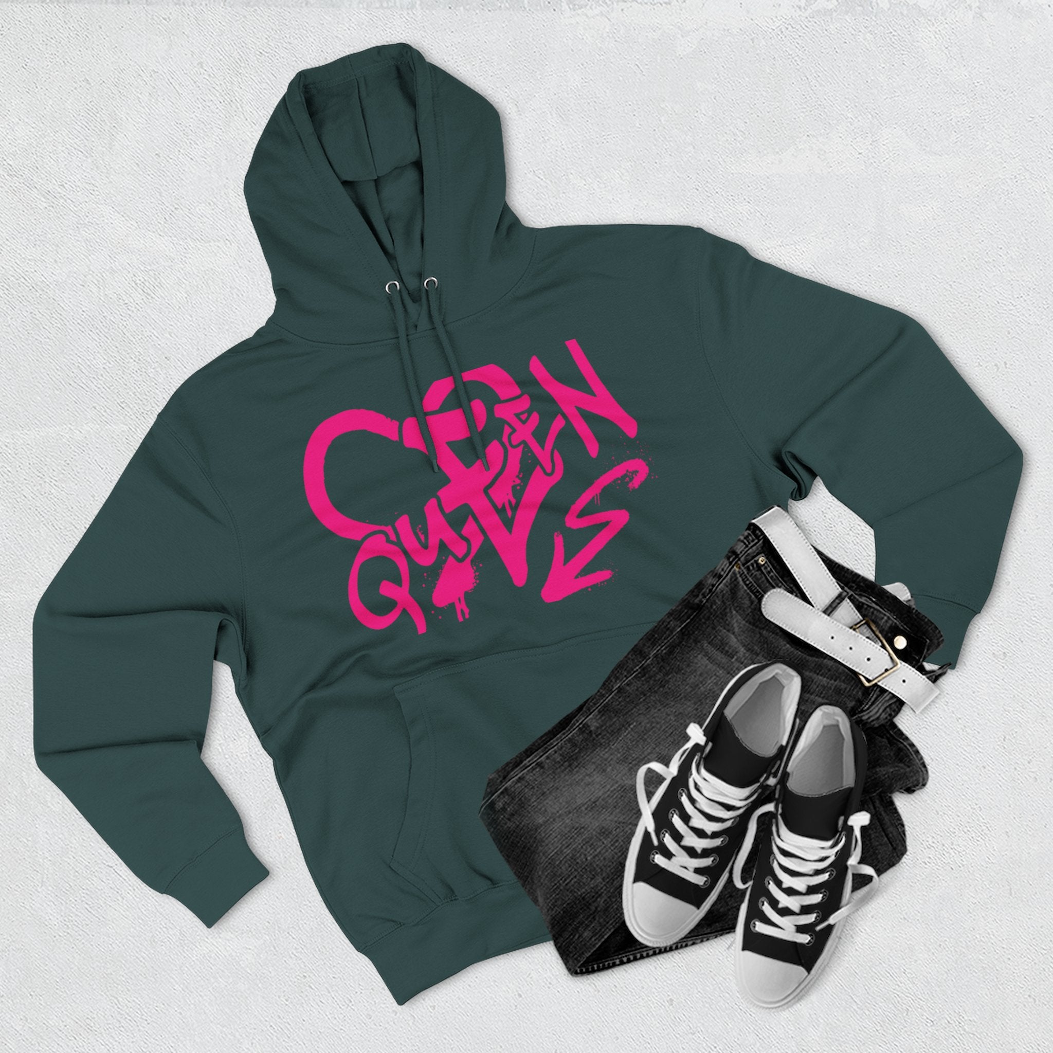 Graffiti Queen Fleece Hoodie