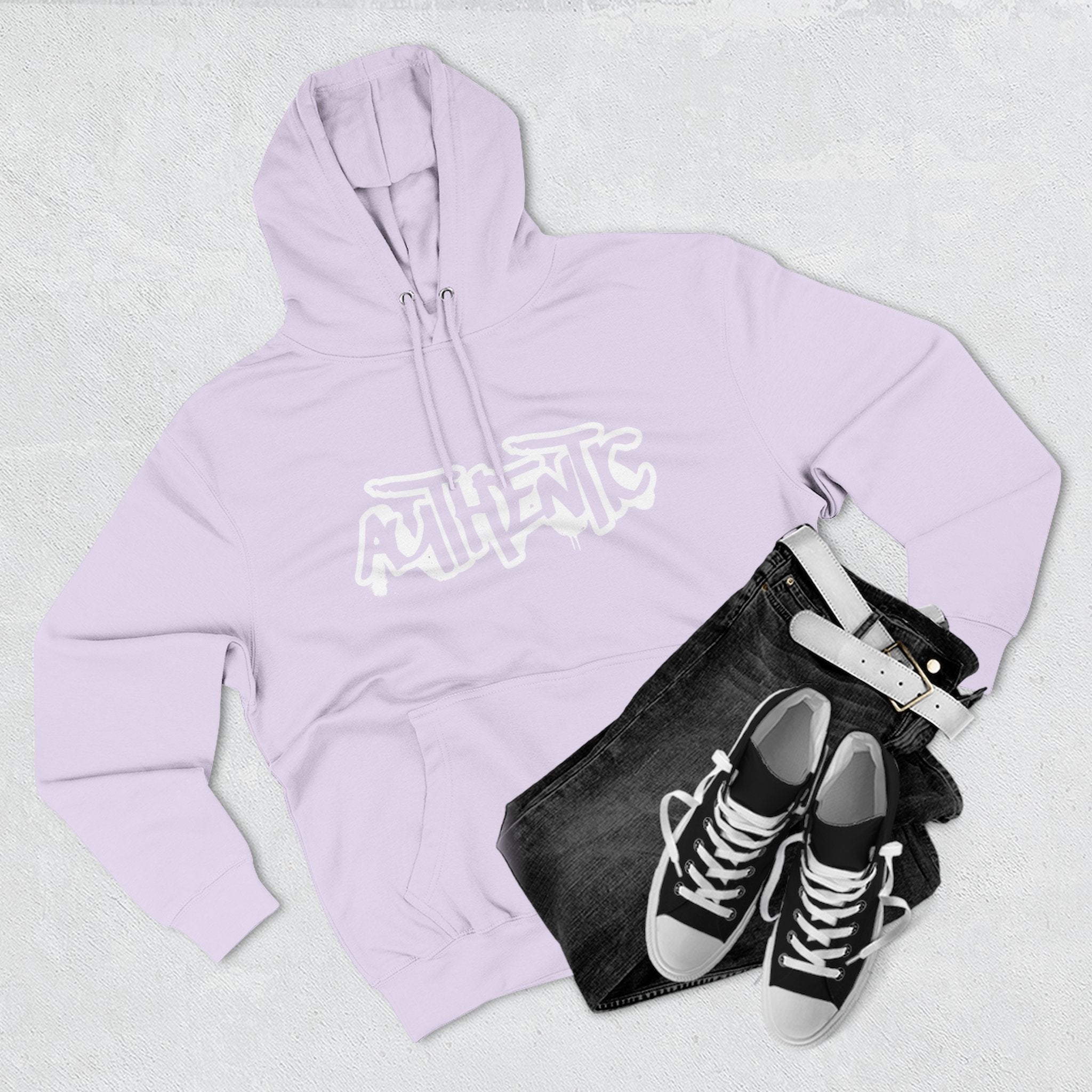 Urban Style Fleece Hoodie - AUTHENTIC Design