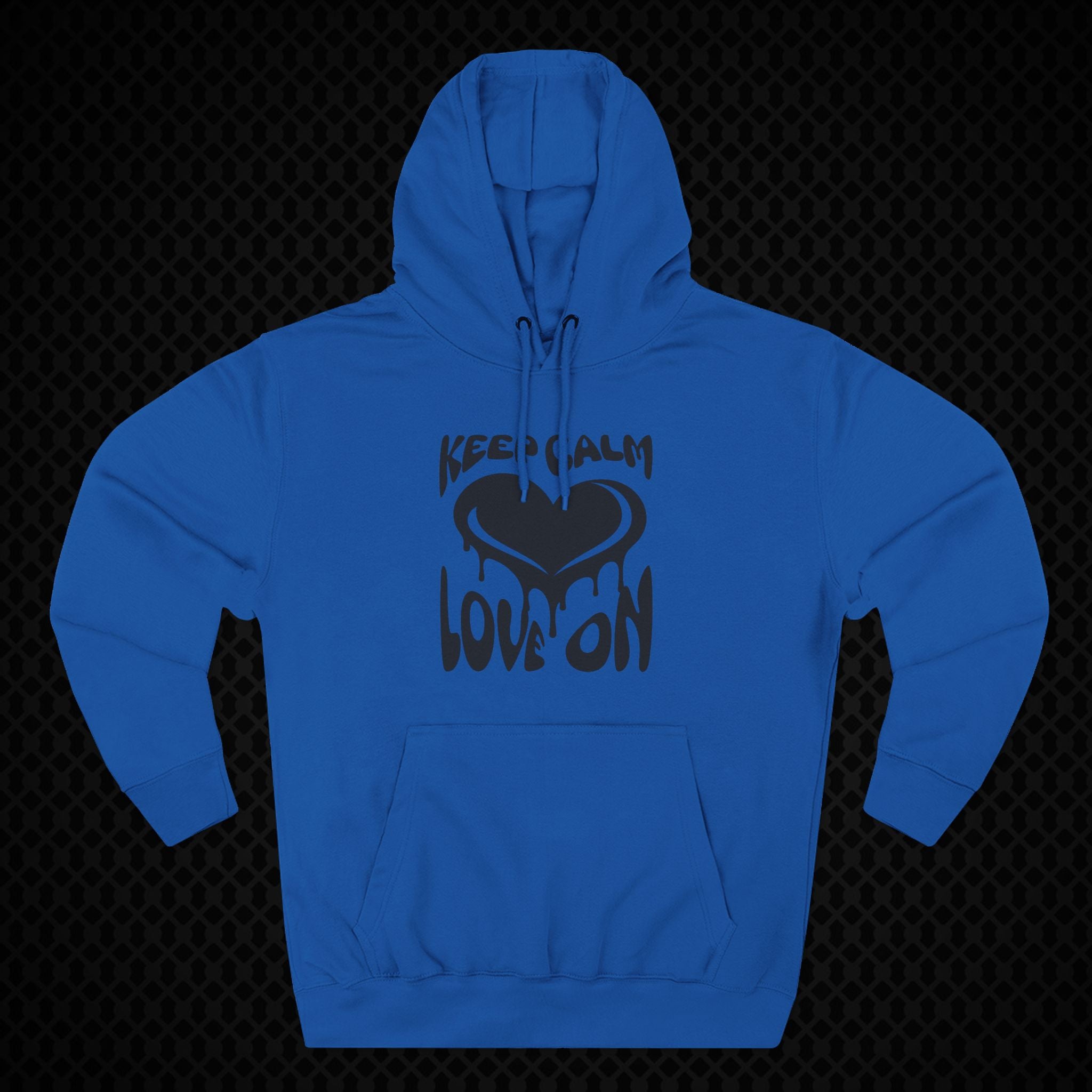 Keep Calm Love On Fleece Hoodie