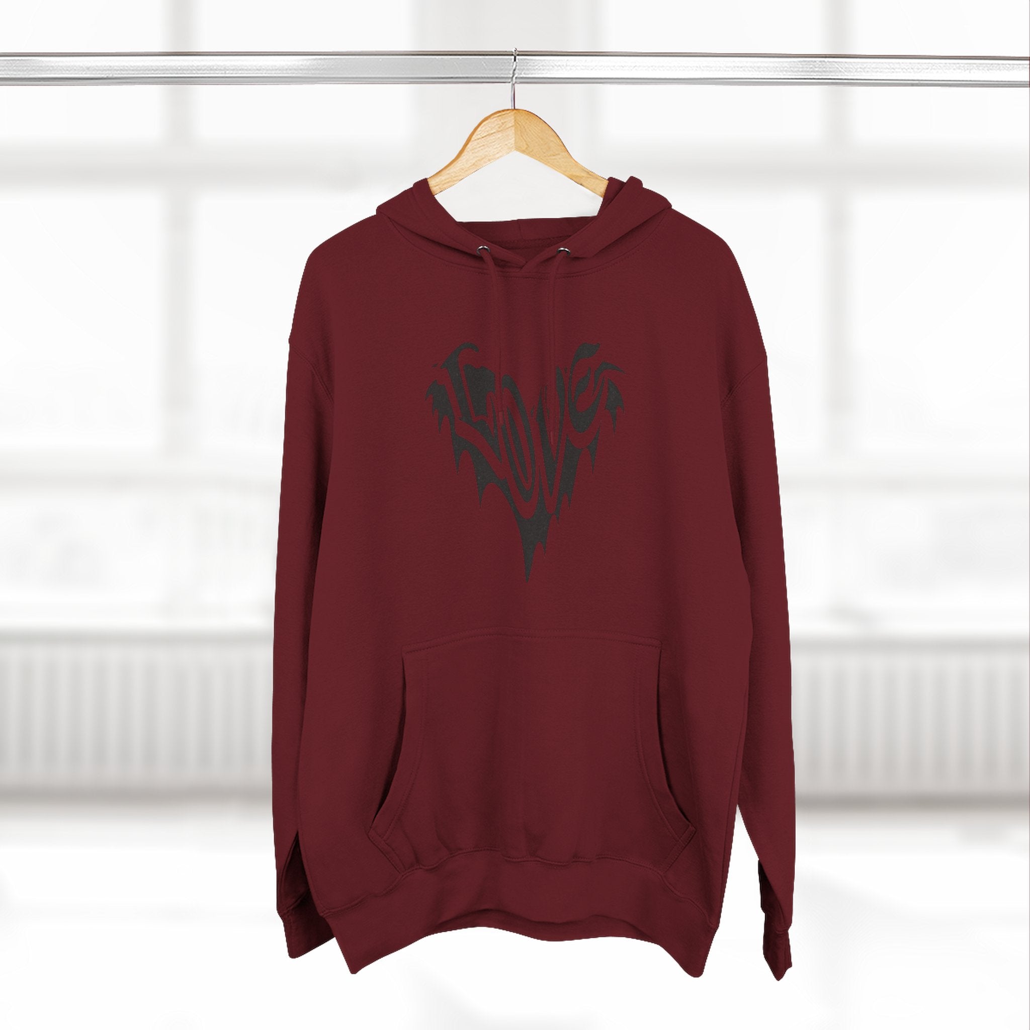 Love Graphic Fleece Hoodie