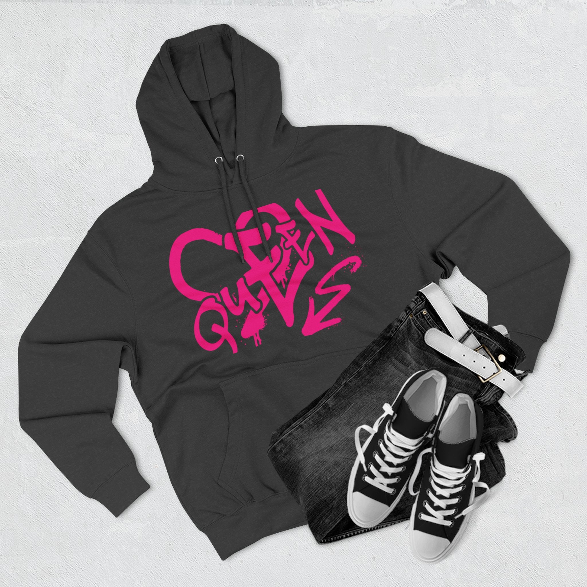 Graffiti Queen Fleece Hoodie