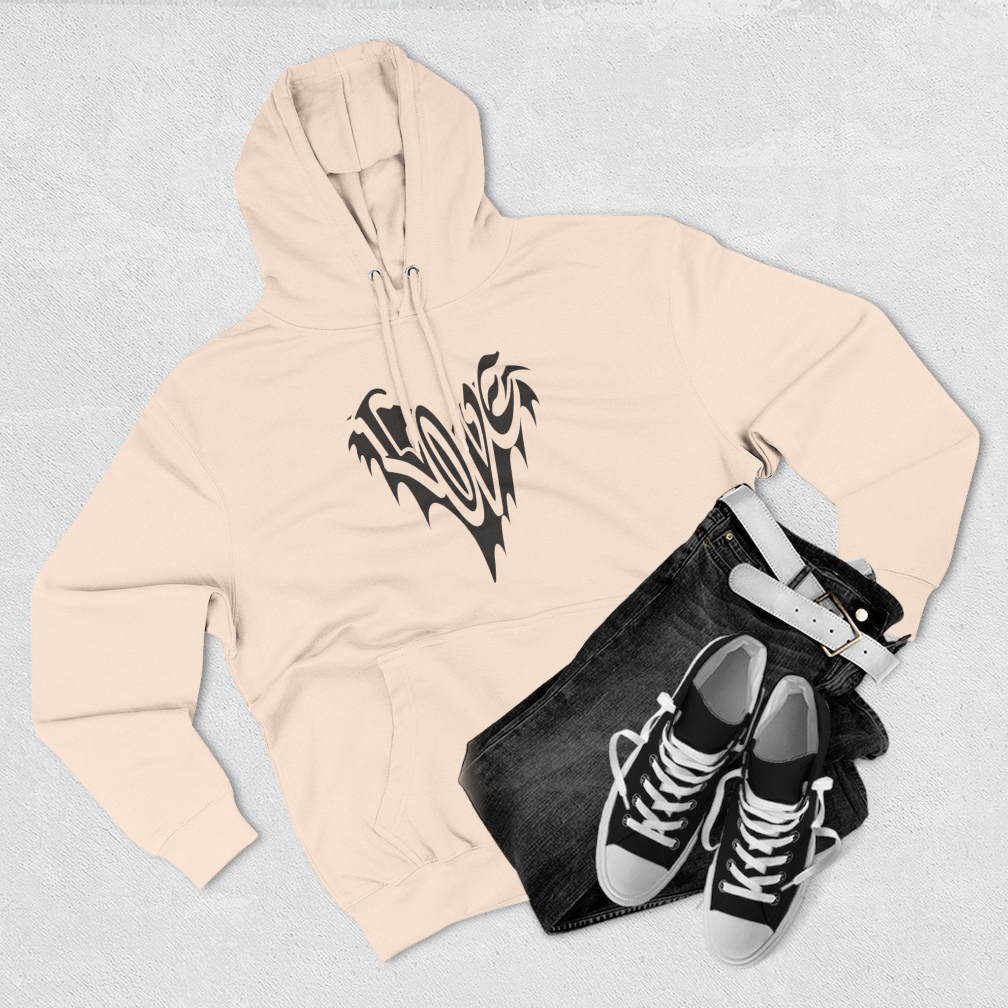 Love Graphic Fleece Hoodie