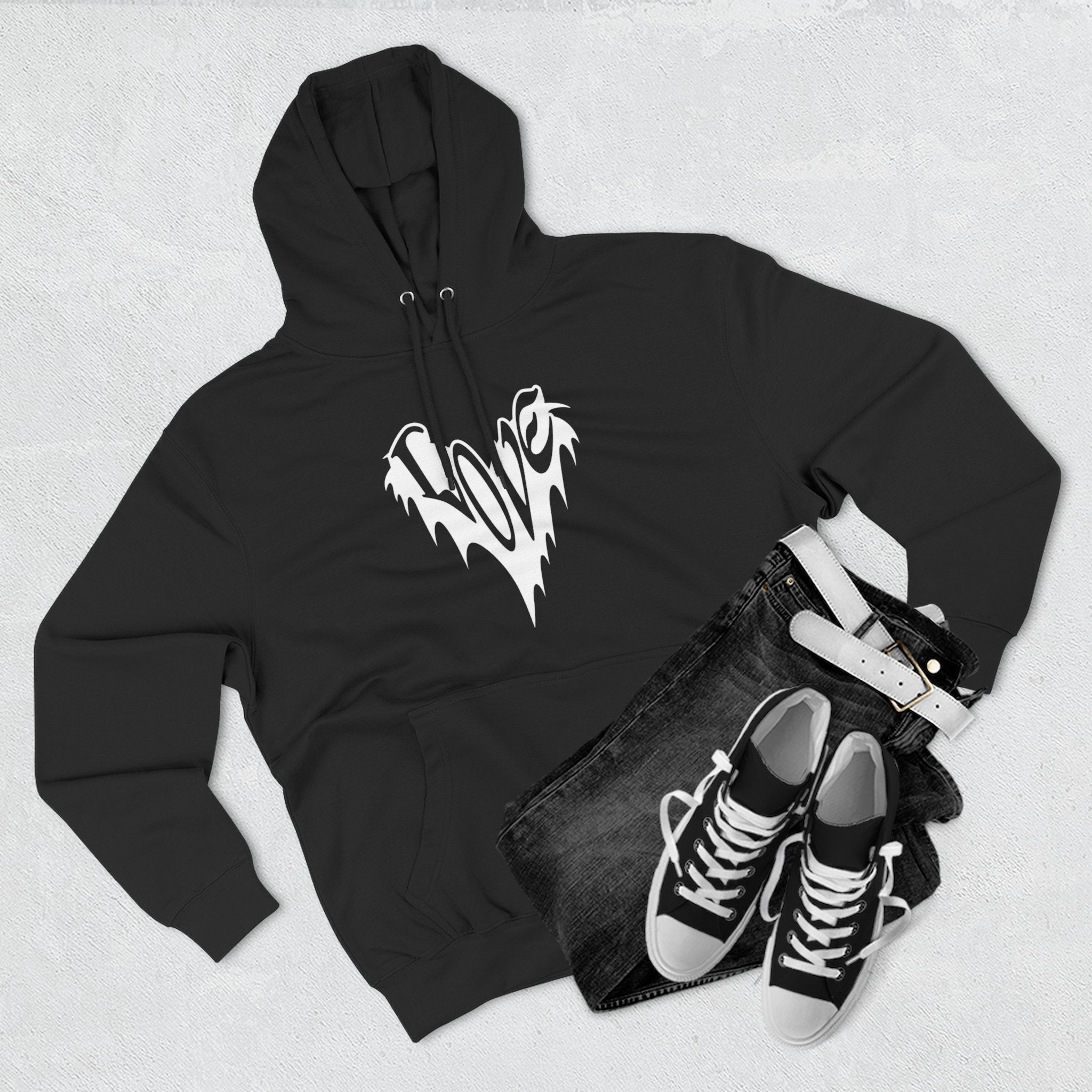 Love Graphic Fleece Hoodie