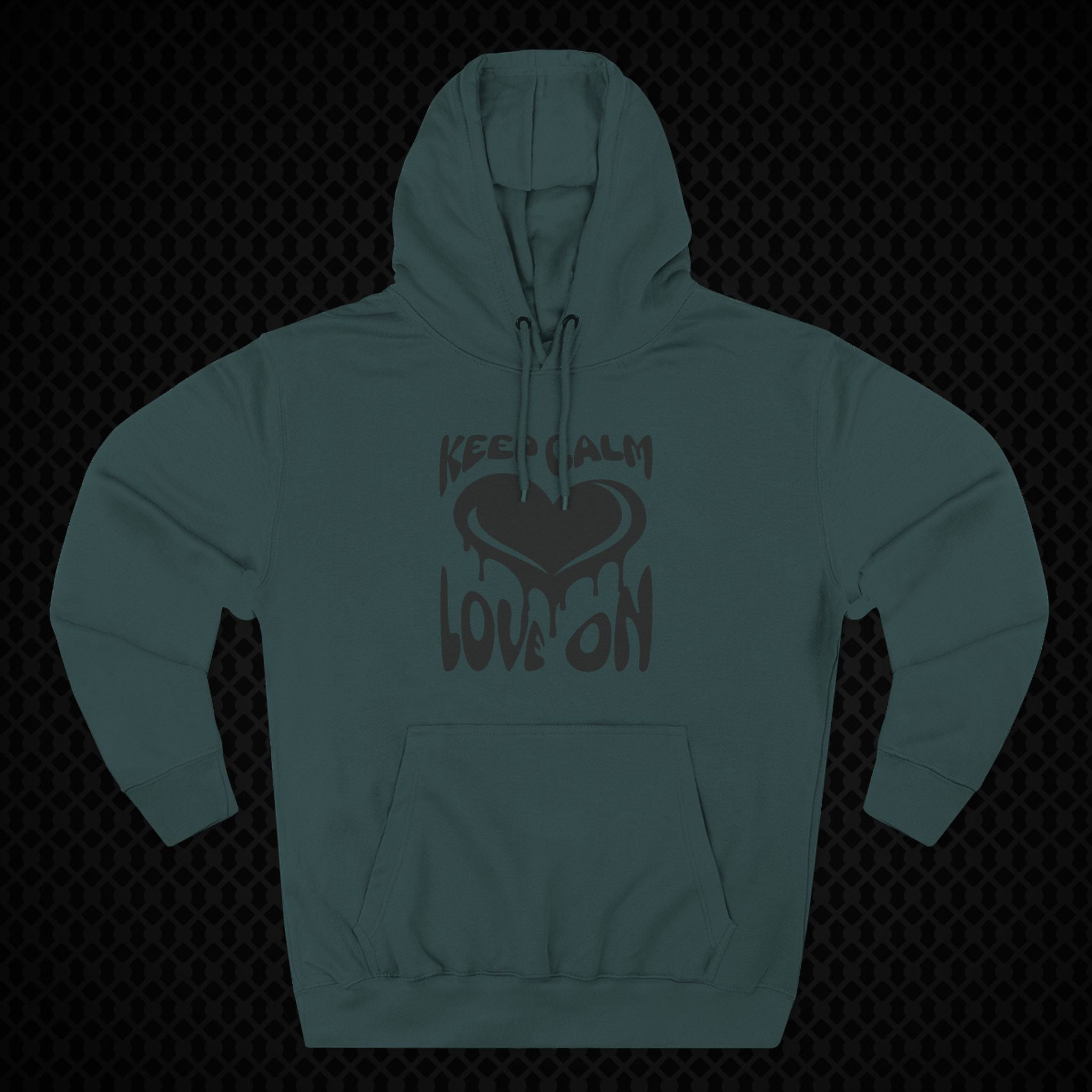 Keep Calm Love On Fleece Hoodie