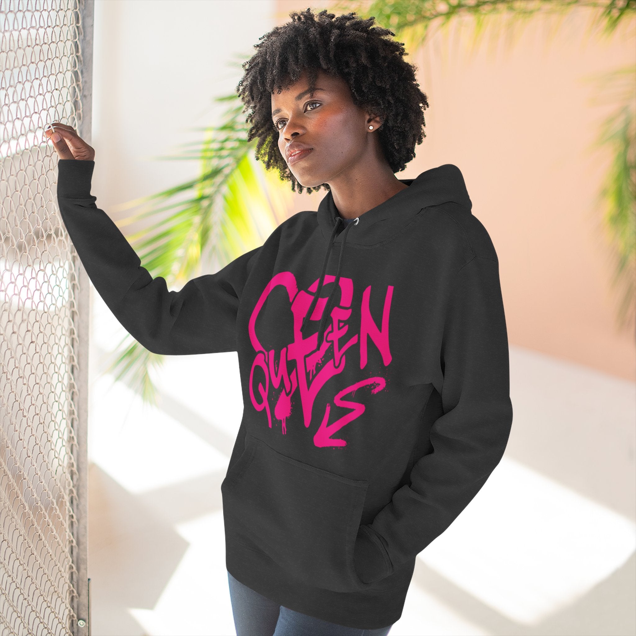 Graffiti Queen Fleece Hoodie