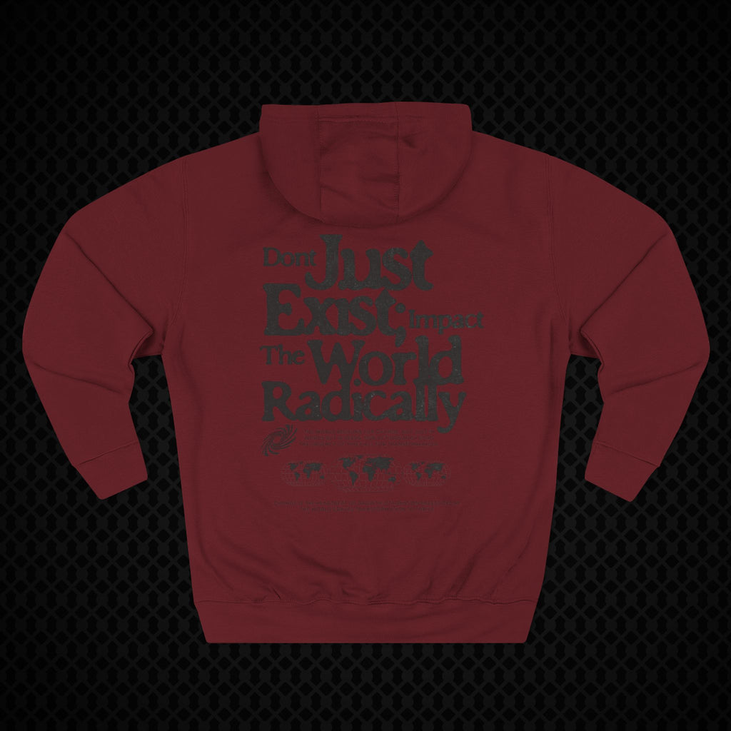 Radical Impact Fleece Hoodie - Motivational Quote Hoodie
