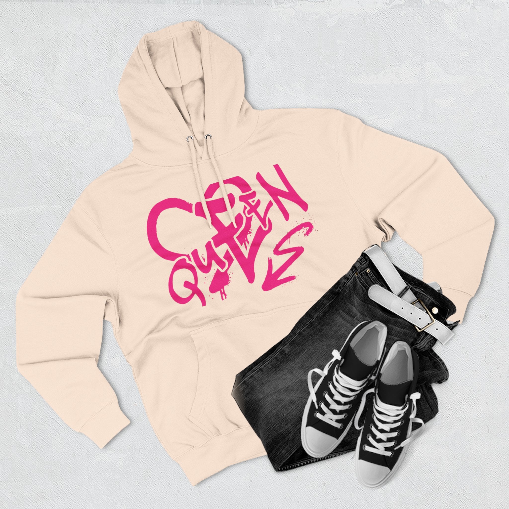 Graffiti Queen Fleece Hoodie