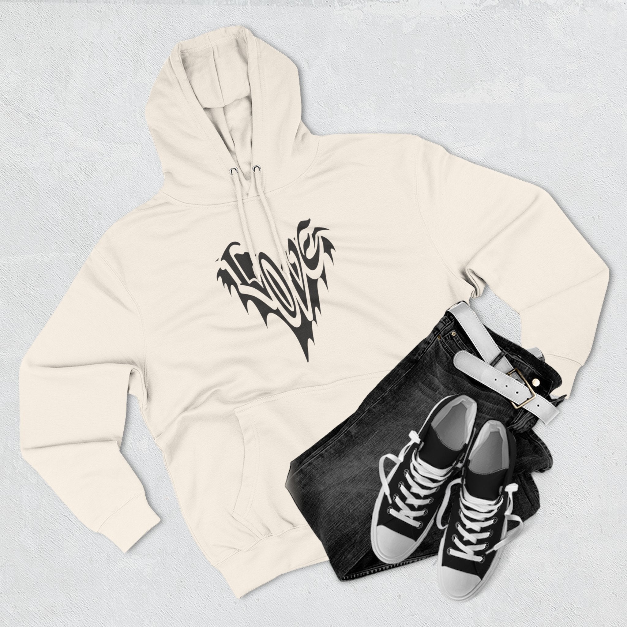Love Graphic Fleece Hoodie