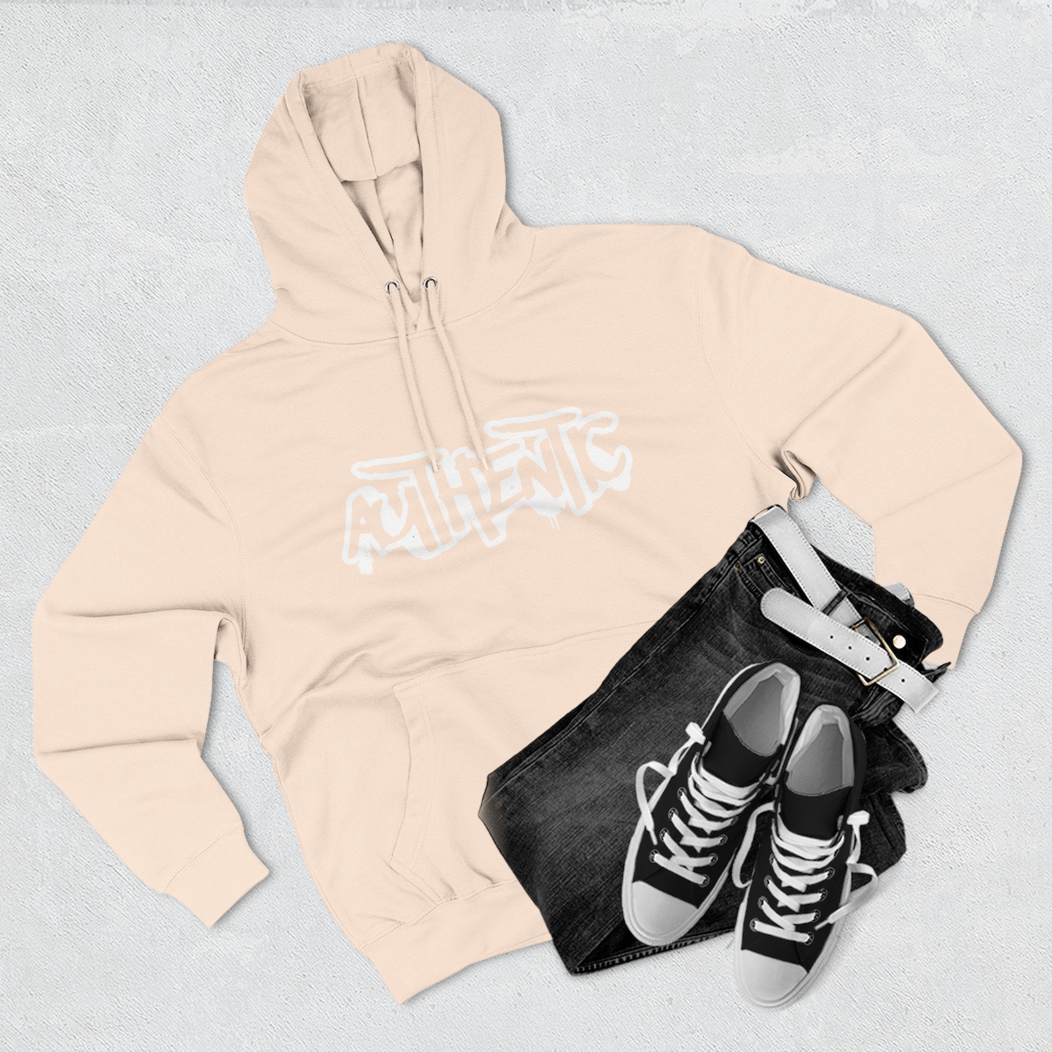 Urban Style Fleece Hoodie - AUTHENTIC Design
