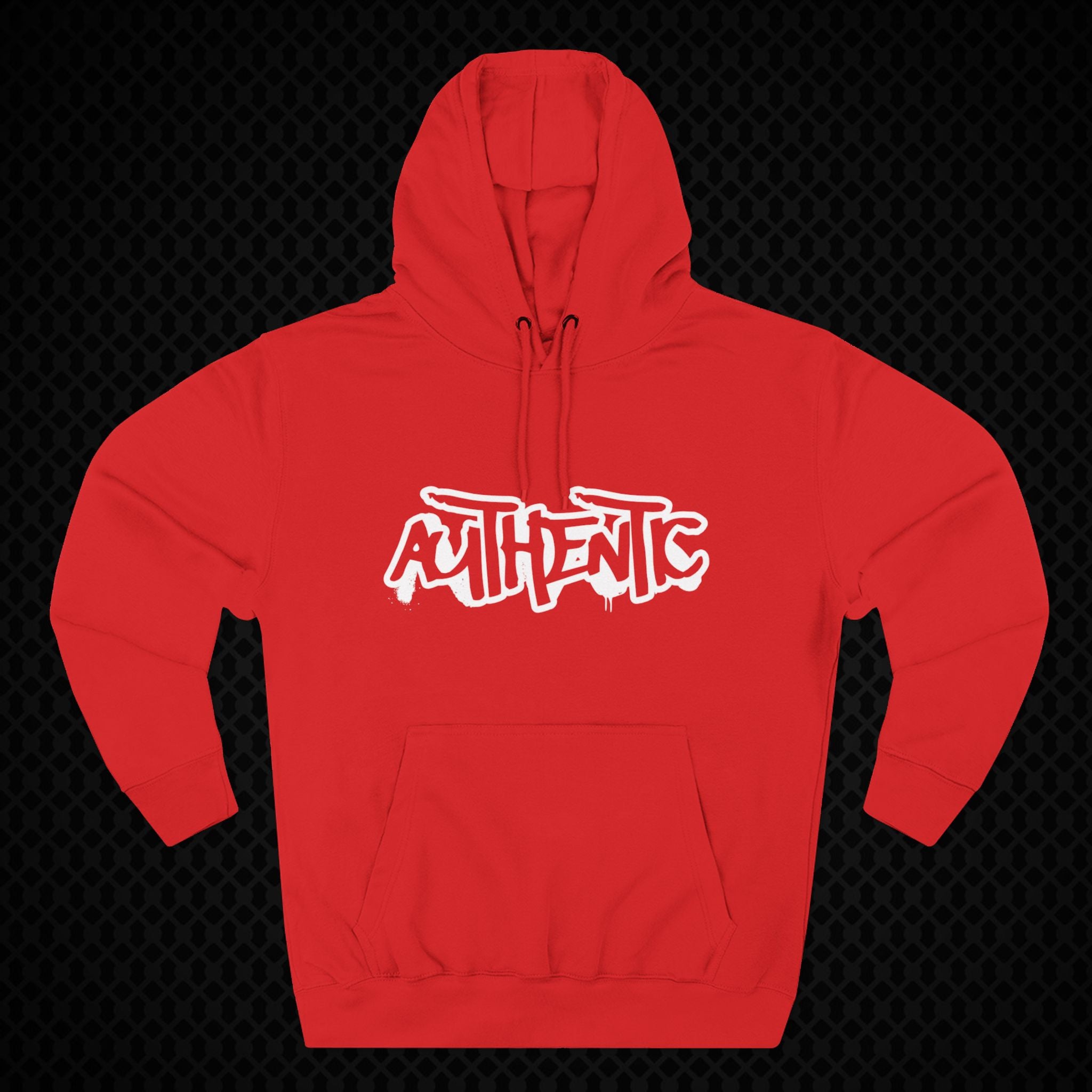 Urban Style Fleece Hoodie - AUTHENTIC Design