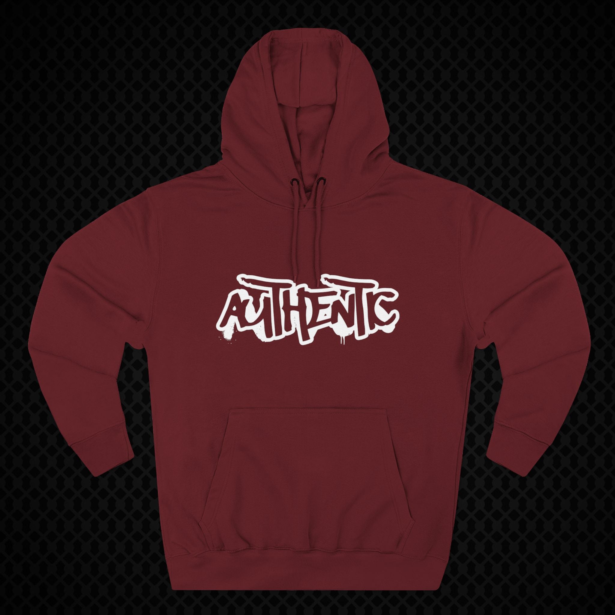 Urban Style Fleece Hoodie - AUTHENTIC Design