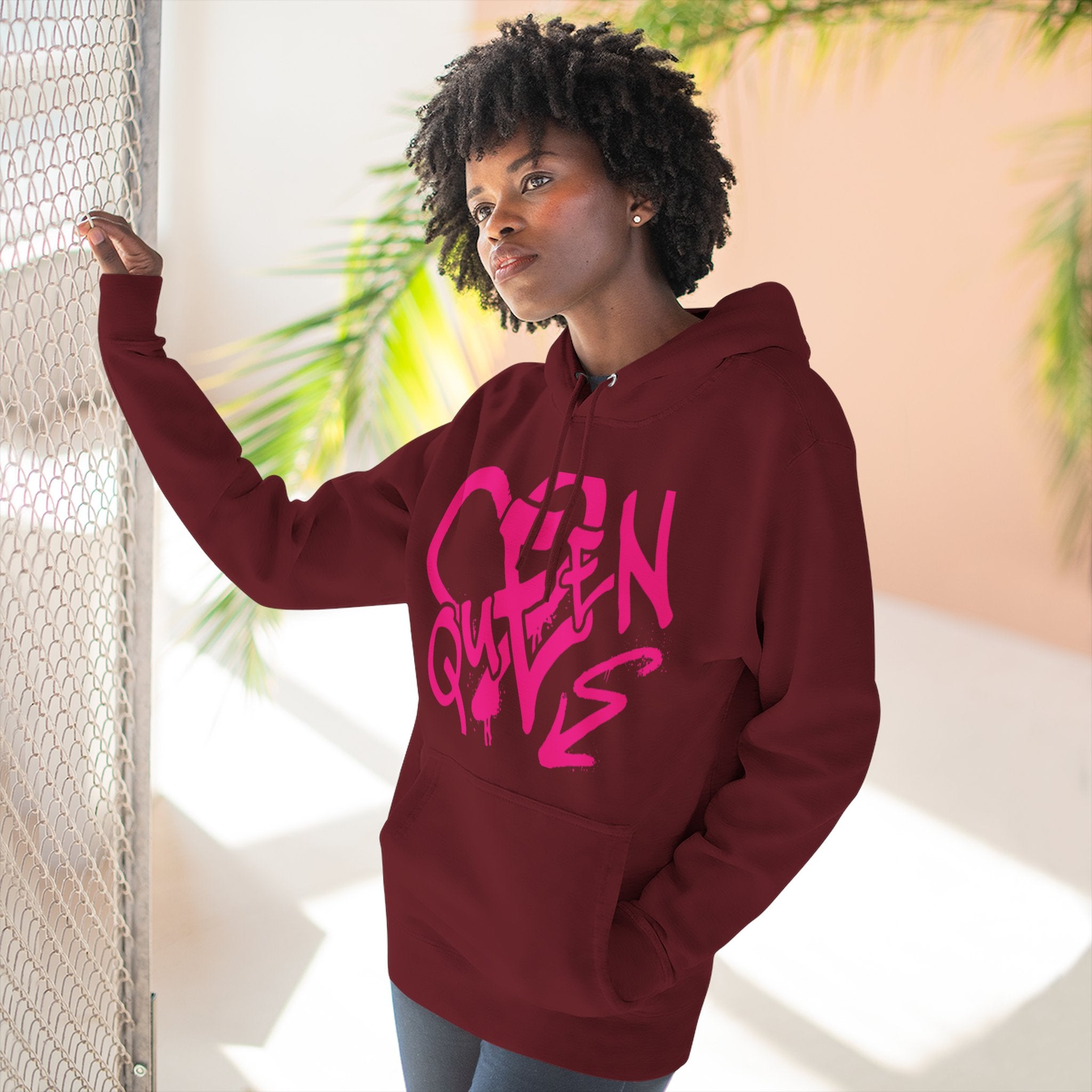 Graffiti Queen Fleece Hoodie