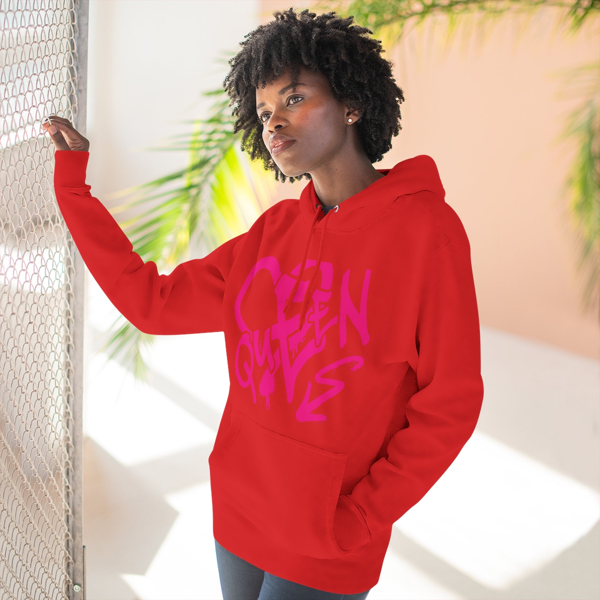 Graffiti Queen Fleece Hoodie