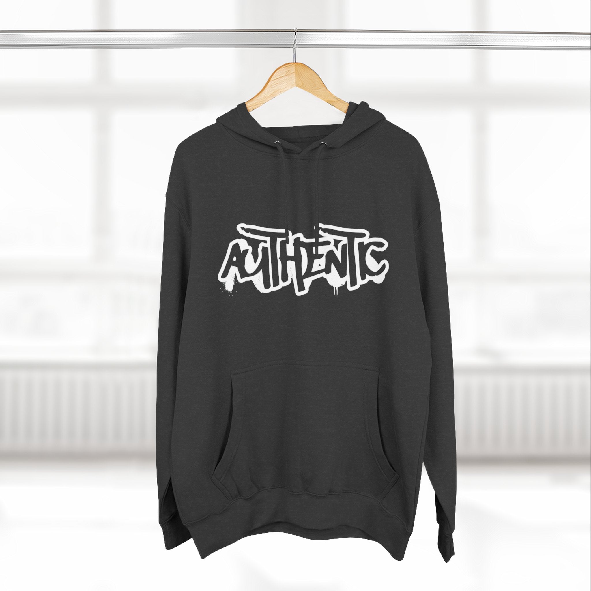 Urban Style Fleece Hoodie - AUTHENTIC Design