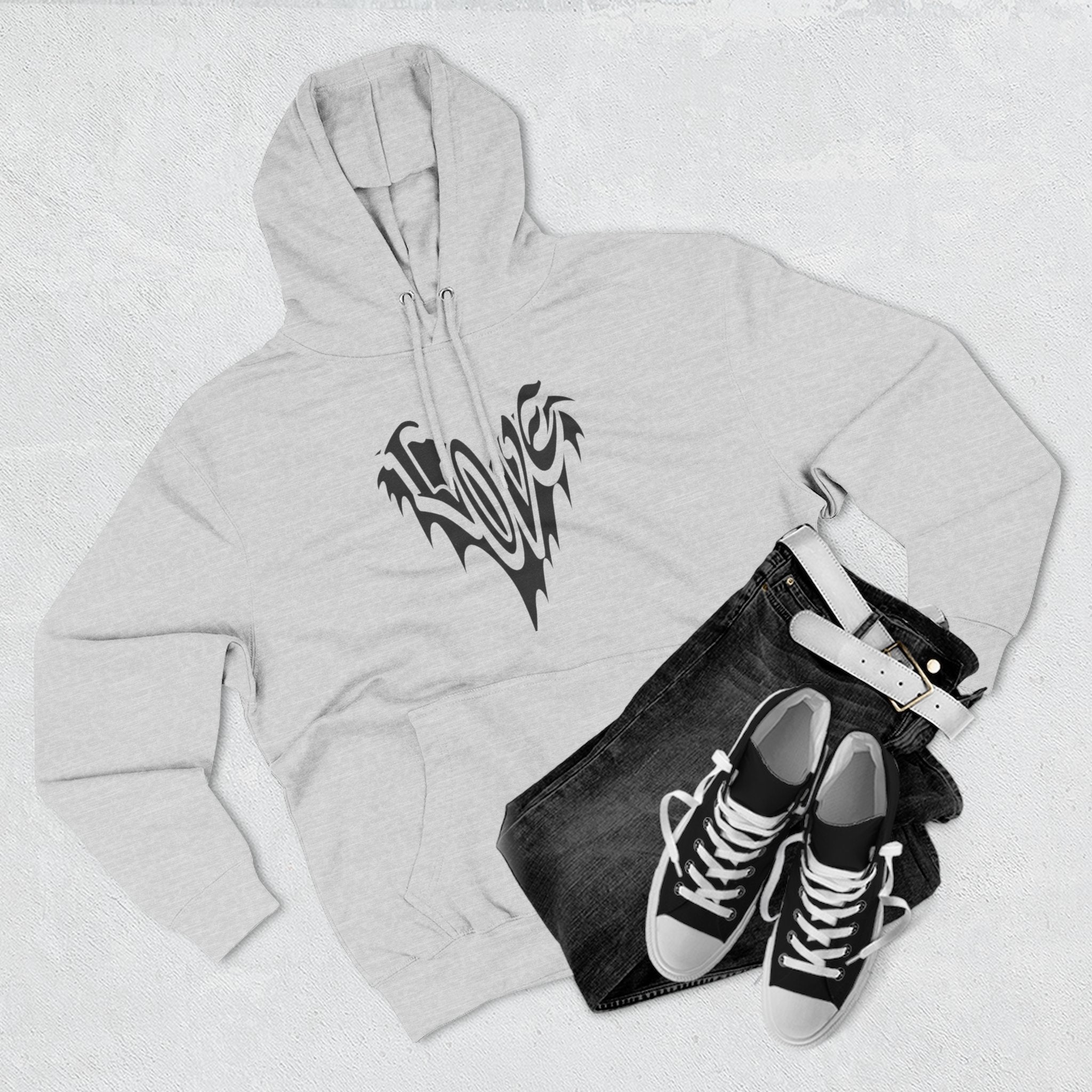 Love Graphic Fleece Hoodie