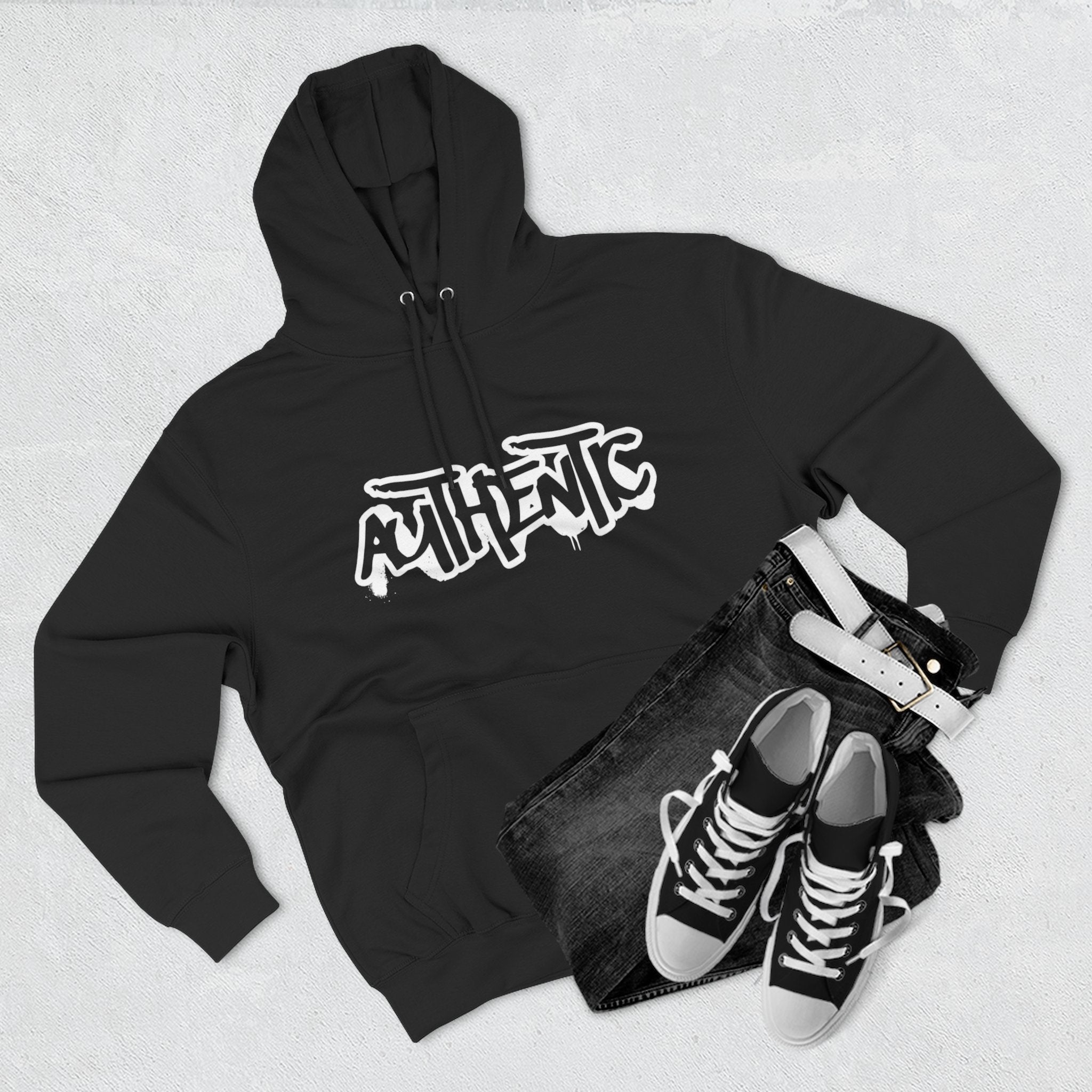 Urban Style Fleece Hoodie - AUTHENTIC Design
