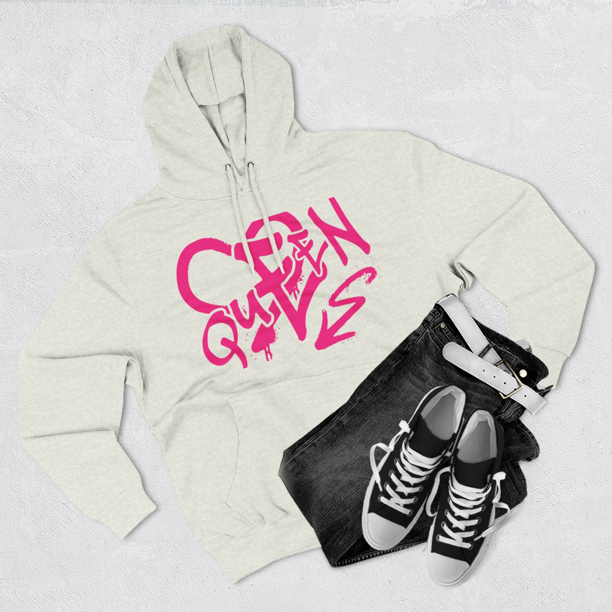 Graffiti Queen Fleece Hoodie