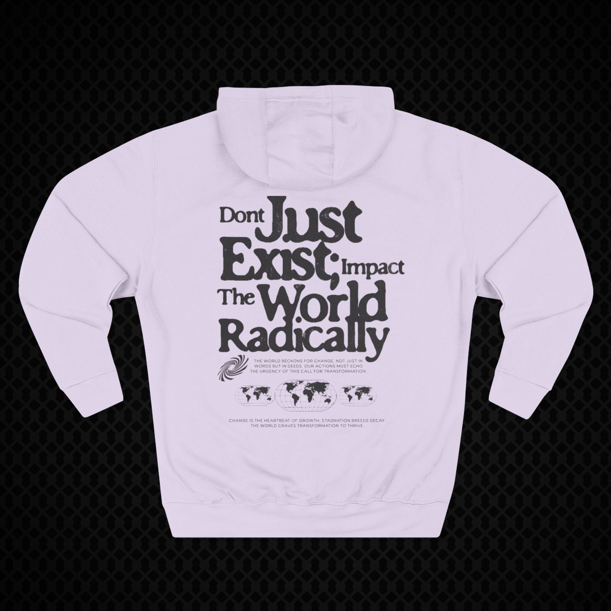 Radical Impact Fleece Hoodie - Motivational Quote Hoodie